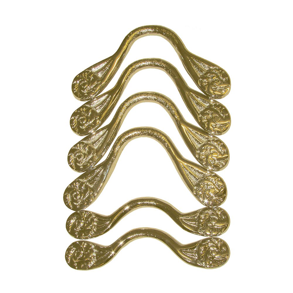 fancy brass brackets