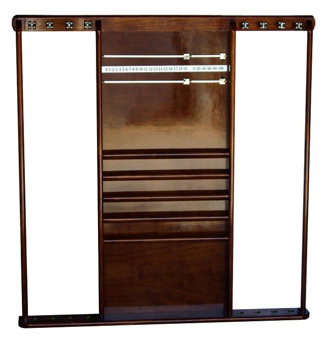 Combi Rack with Shelf Walnut